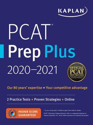 cover image of PCAT Prep Plus 2020-2021